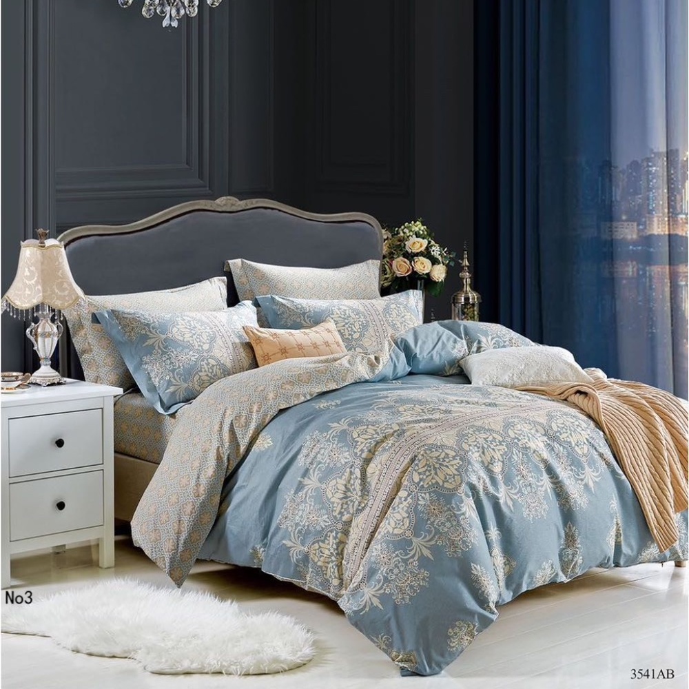 3pc duvet cover set 100% cotton in queen&king size
